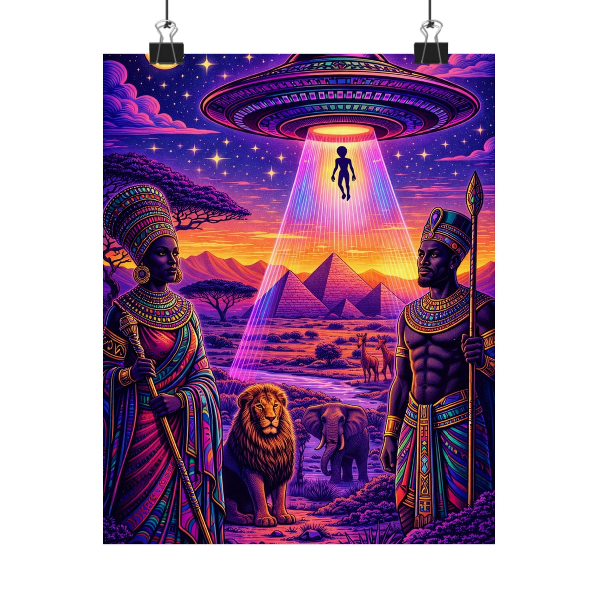 Ancient Frequency: Cosmic Kingdom Poster.