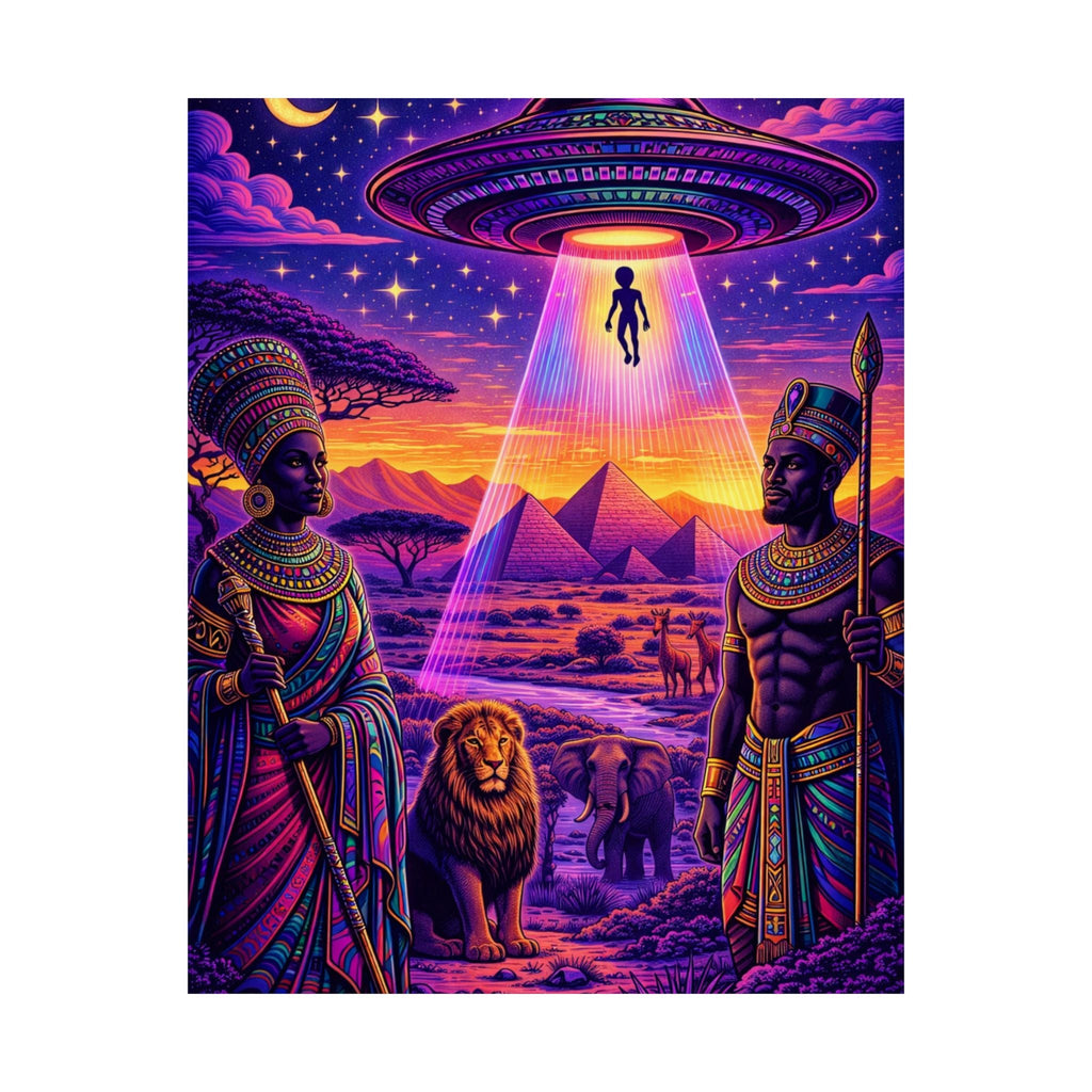 Ancient Frequency: Cosmic Kingdom Poster.