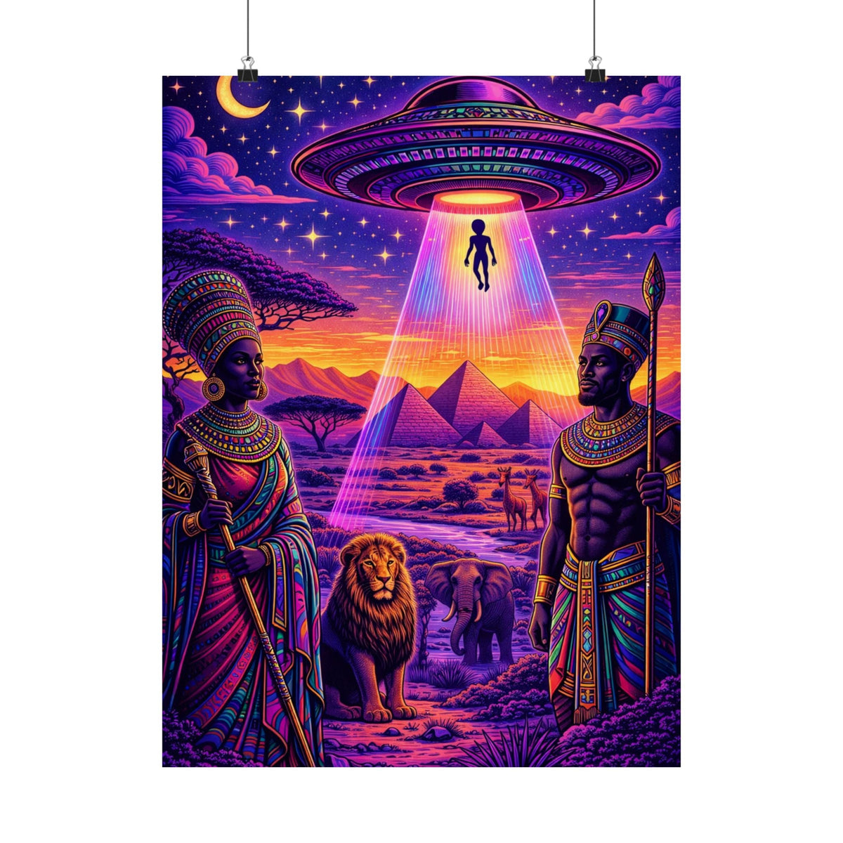 Ancient Frequency: Cosmic Kingdom Poster.