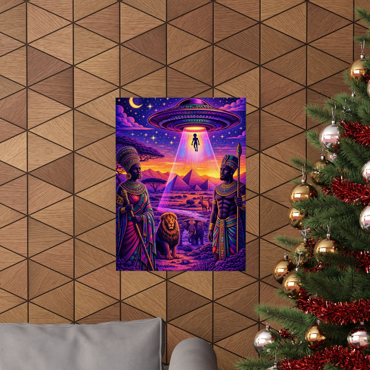 Ancient Frequency: Cosmic Kingdom Poster.