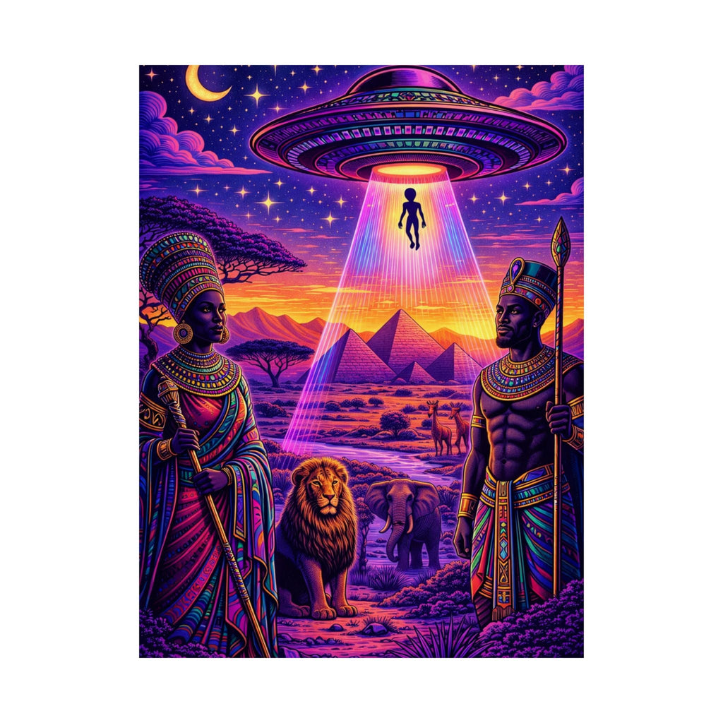Ancient Frequency: Cosmic Kingdom Poster.