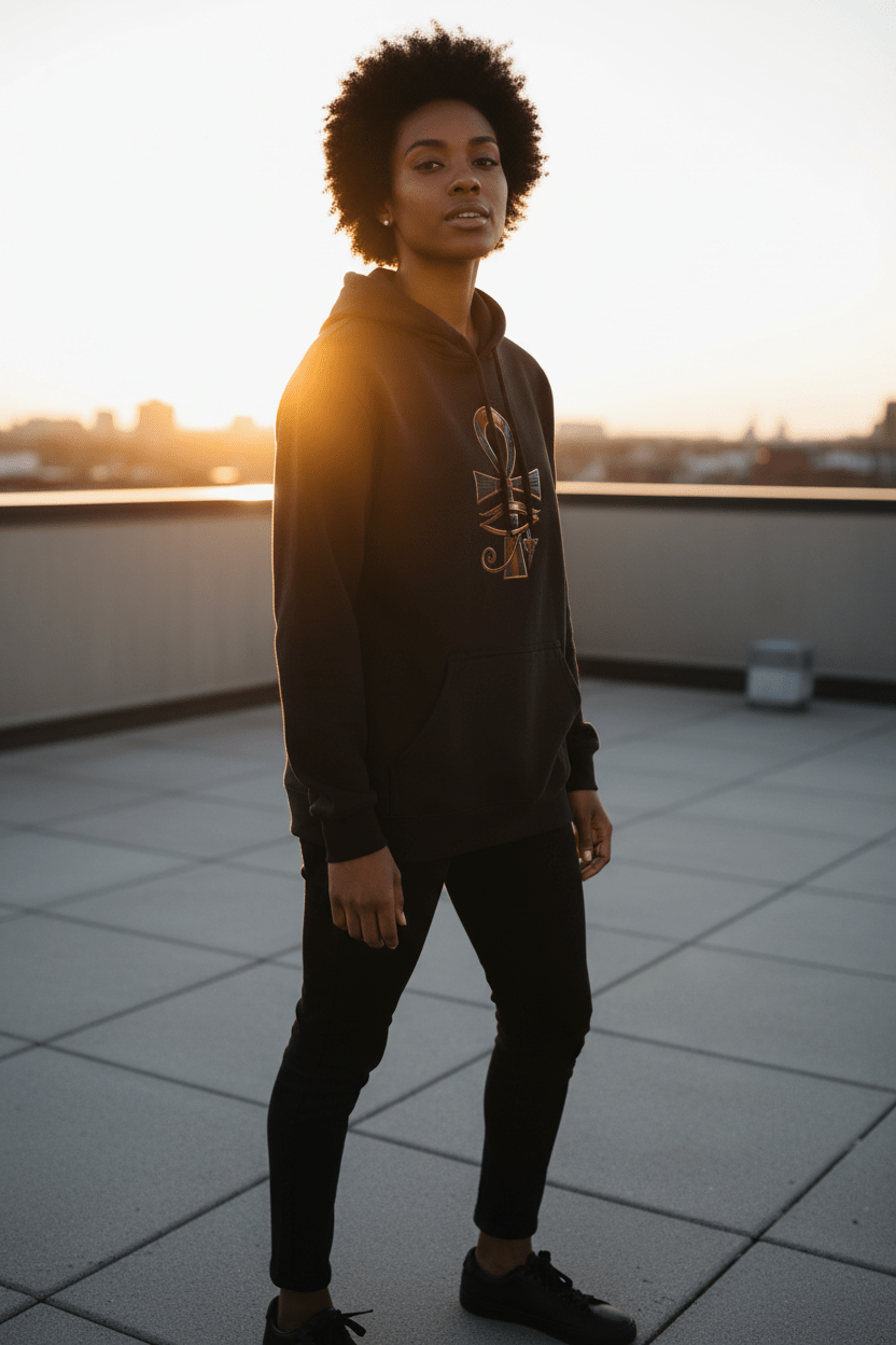 Cosmic Ankh Hoodie Hero
