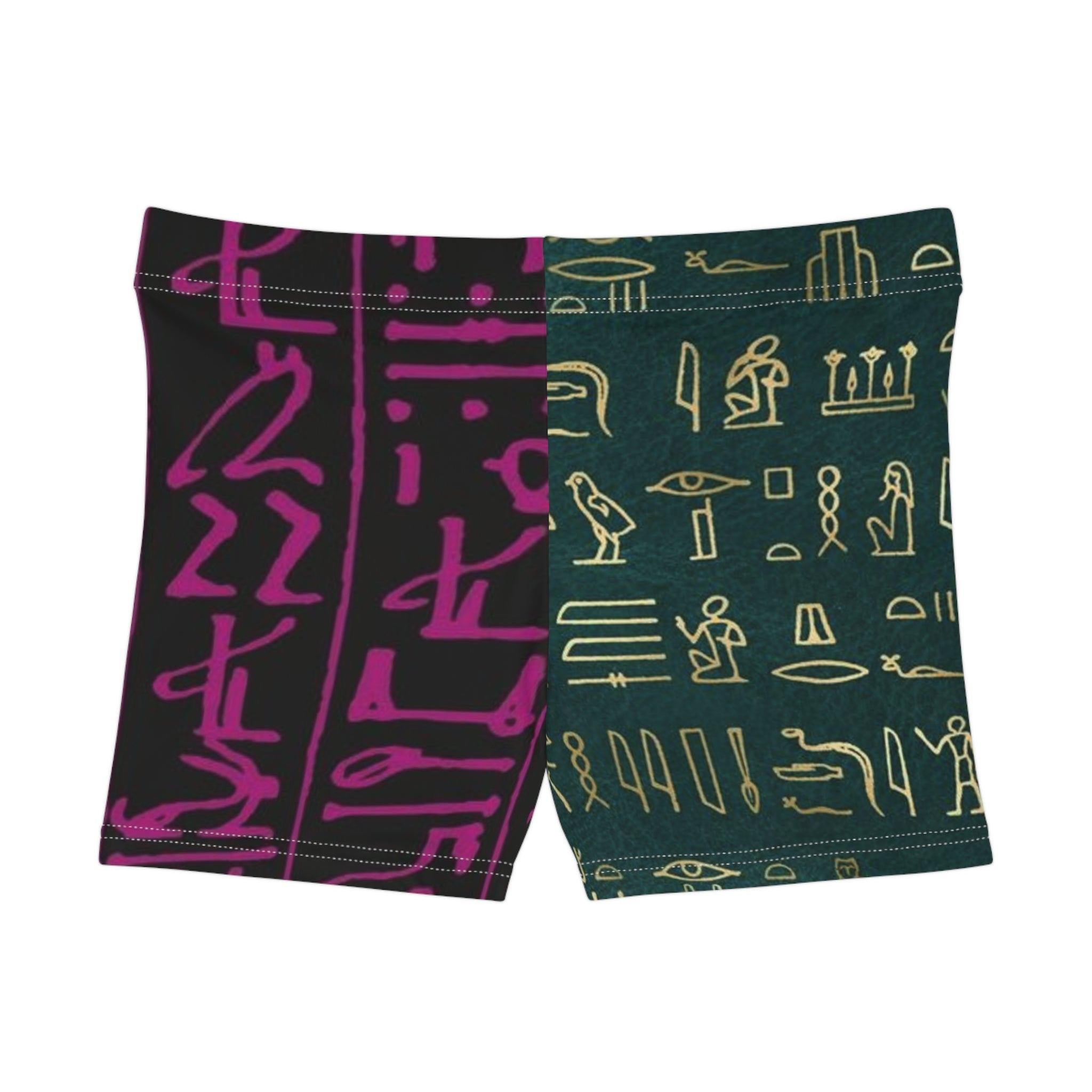 Ancient Symbols Women's Shorts, Graphic Activewear, Summer Sportswear, Unique Workout Shorts, Casual Lounge Shorts, Gift for Her Printify