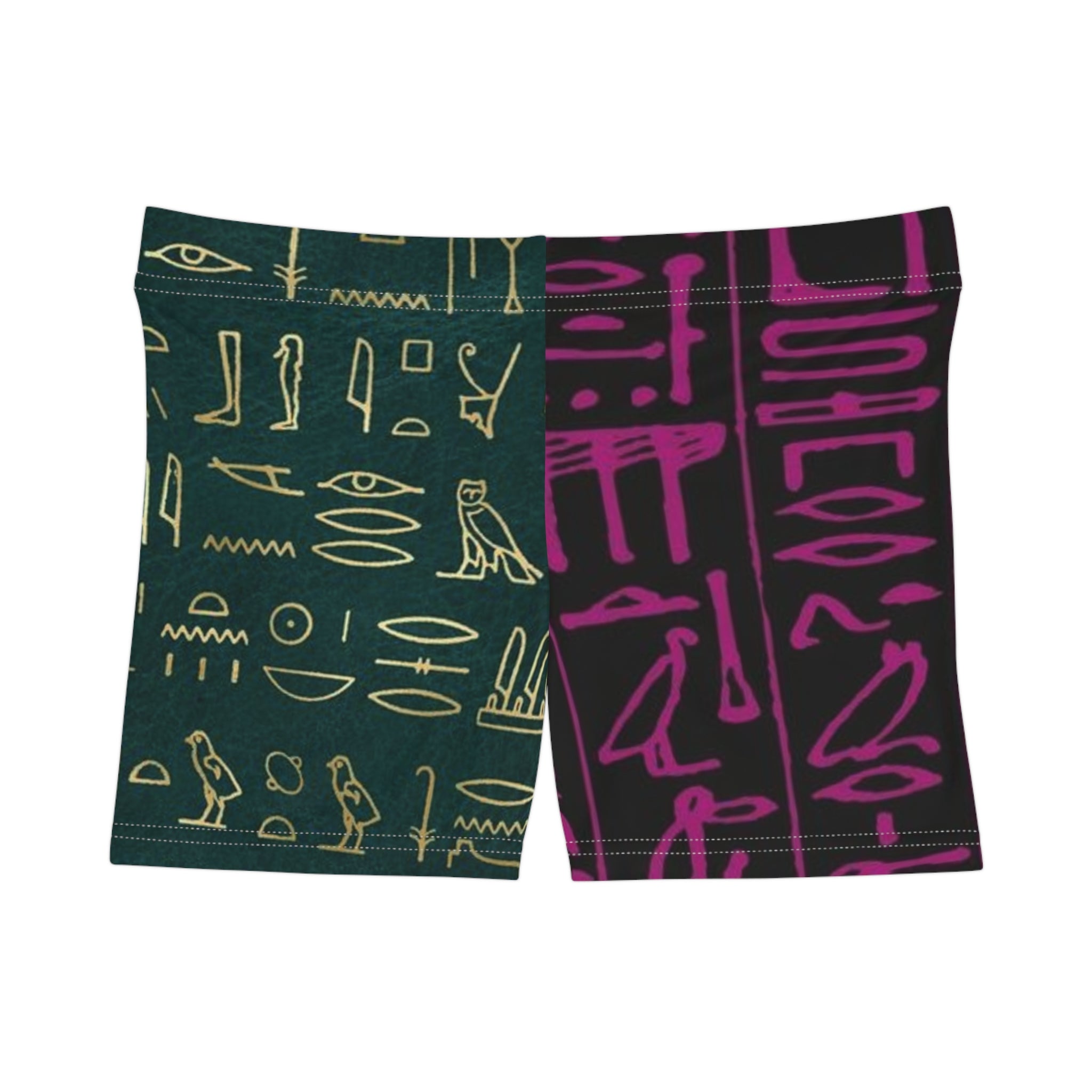 Ancient Symbols Women's Shorts, Graphic Activewear, Summer Sportswear, Unique Workout Shorts, Casual Lounge Shorts, Gift for Her Printify