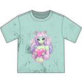 Anime Alien Heart Youth T‑Shirt — Pastel Kawaii Cute Heart Graphic Printify