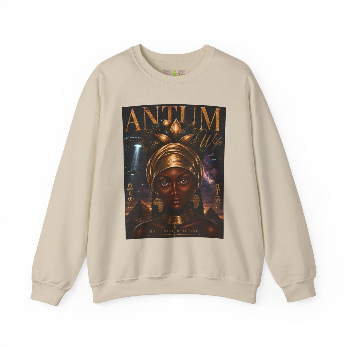 Anitum Afrocentric Goddess Crewneck Sweatshirt