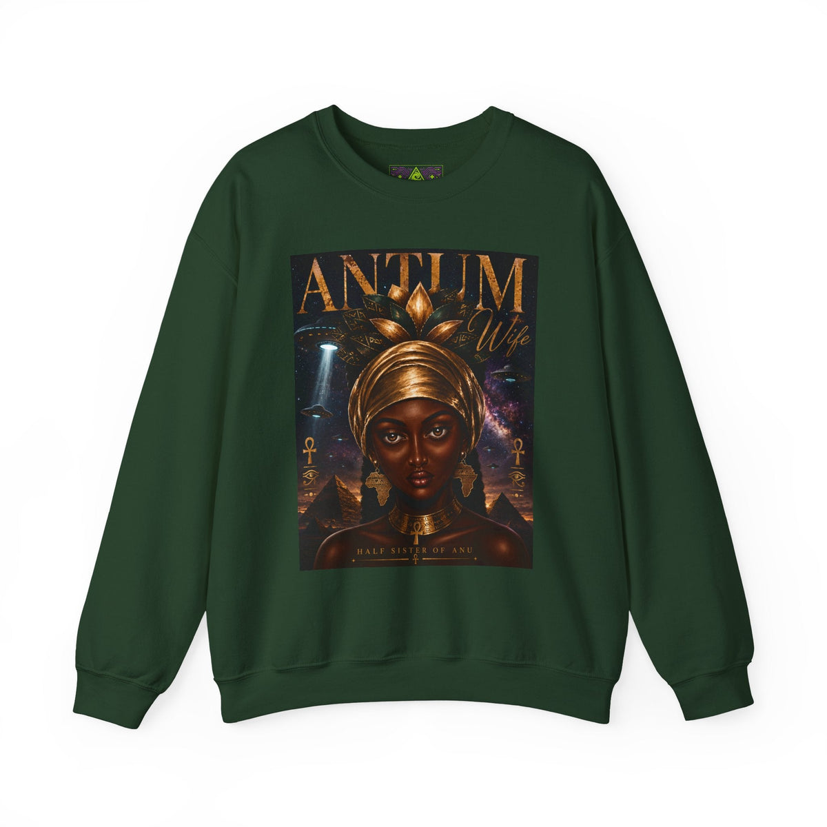 Anitum Afrocentric Goddess Crewneck Sweatshirt