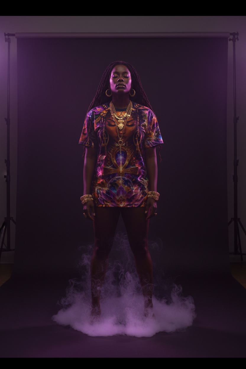 Ankh Goddess AOP Tee — Lifestyle