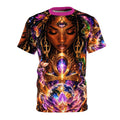 Ankh Goddess AOP Tee | Sacred Feminine Unisex Cut & Sew Tee