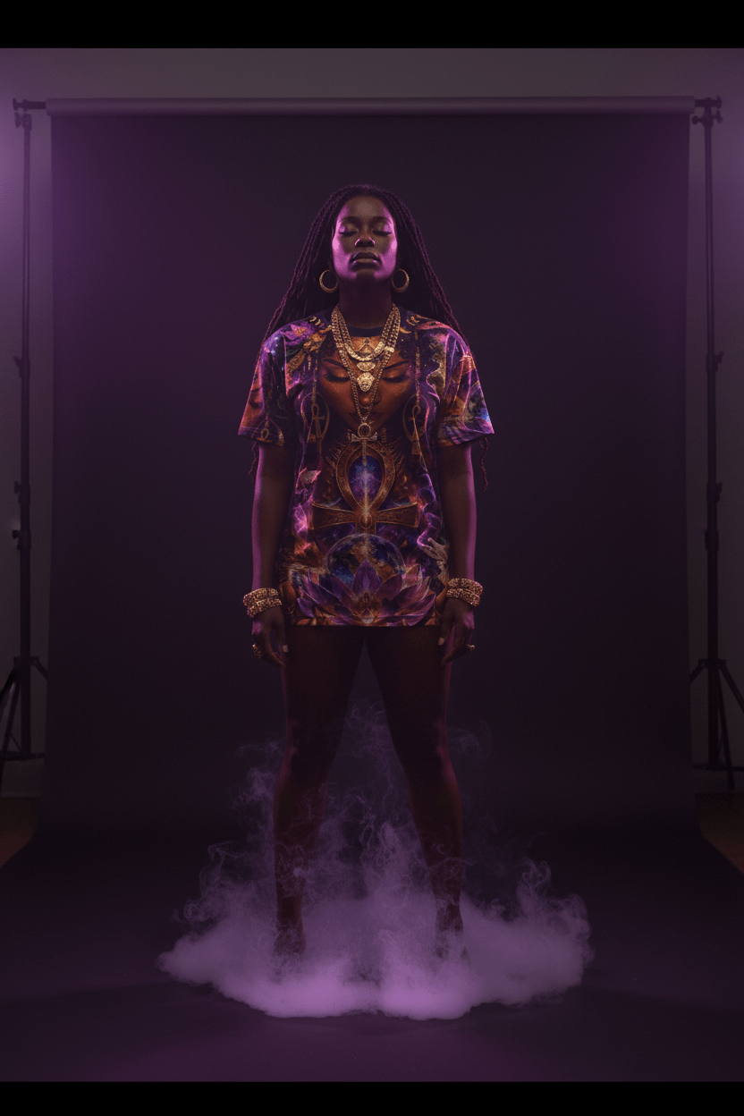 Ankh Goddess AOP Tee — Lifestyle