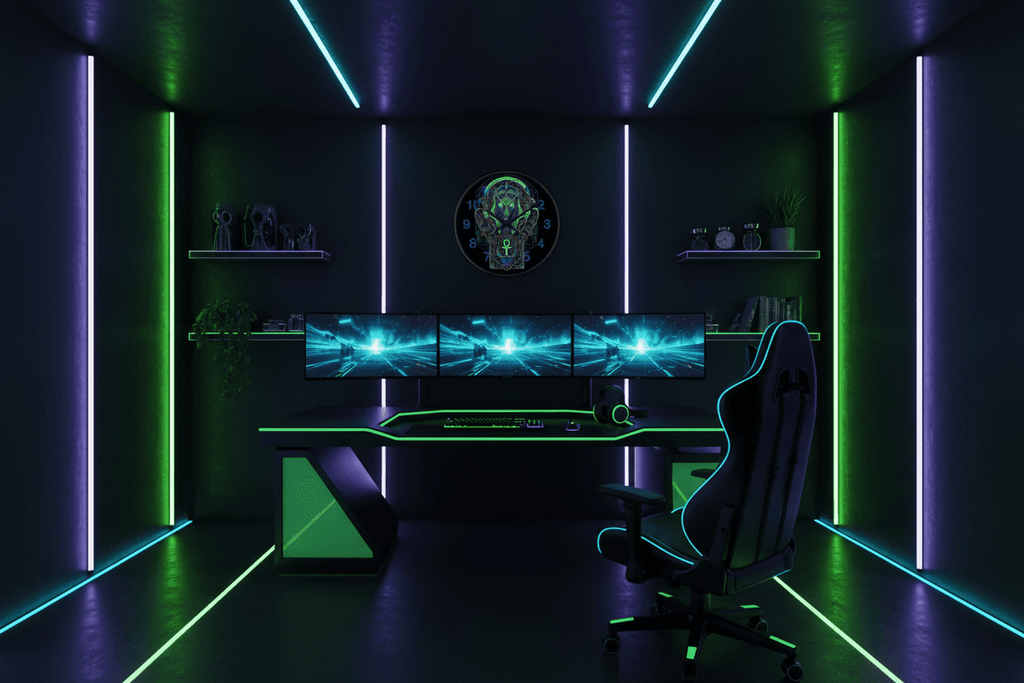 Futuristic Gaming Setup