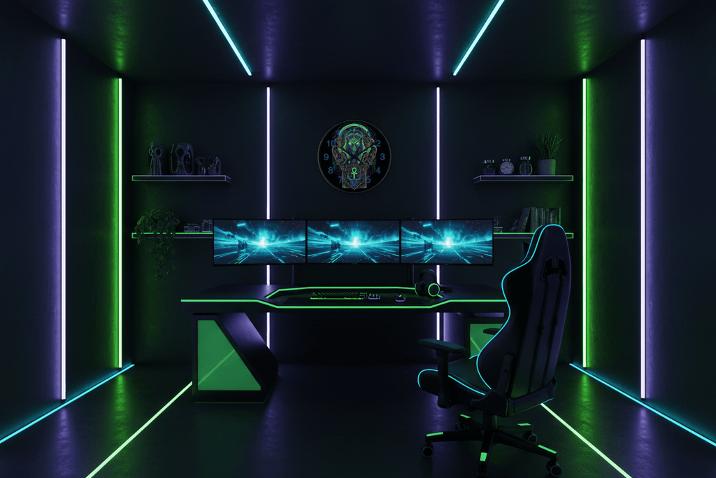 Futuristic Gaming Setup