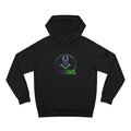 Anubis Cyberpunk Hoodie — Neon Egyptian God Graphic Hoodie Printify