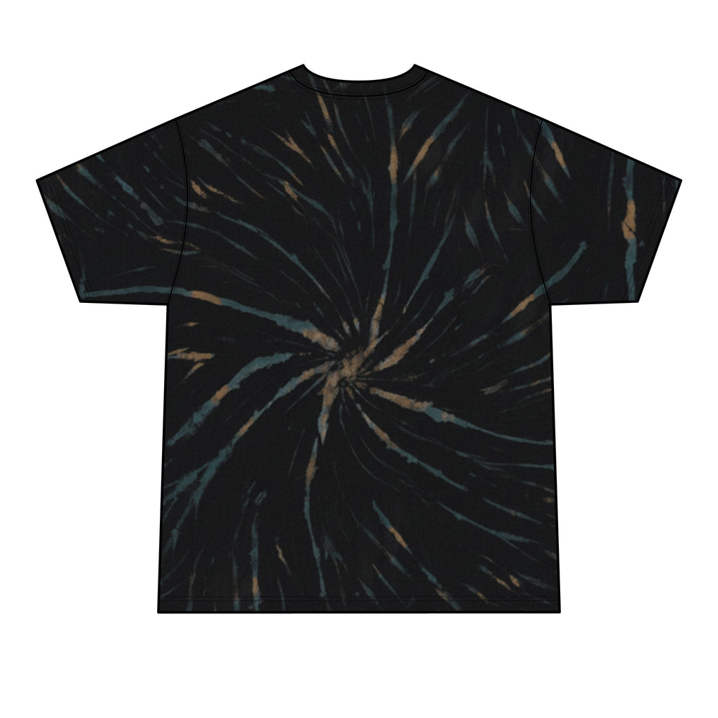 Anubis Graphic Tie-Dye T-Shirt — Vibrant Egyptian Myth Tee for Men