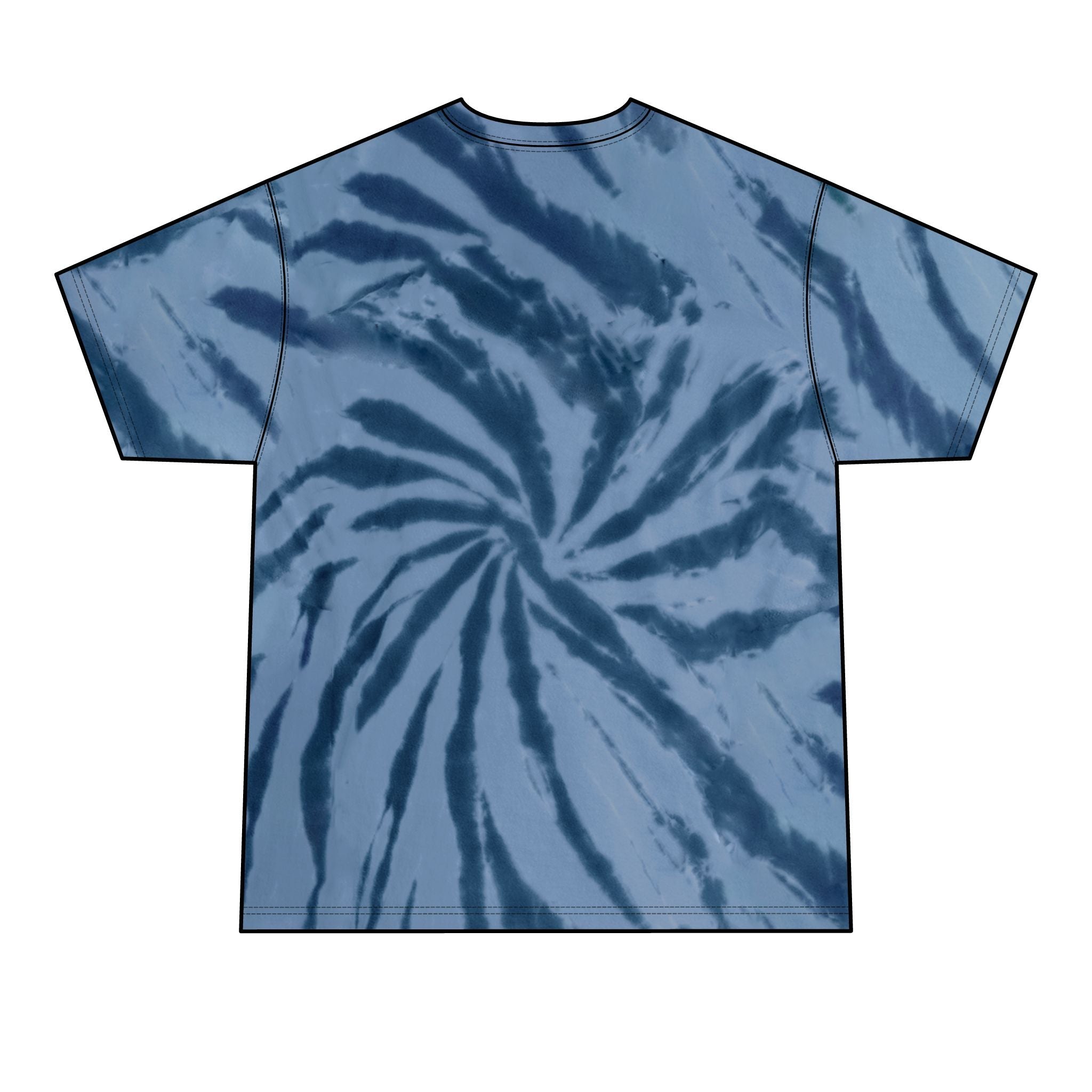 Anubis Graphic Tie-Dye T-Shirt — Vibrant Egyptian Myth Tee for Men