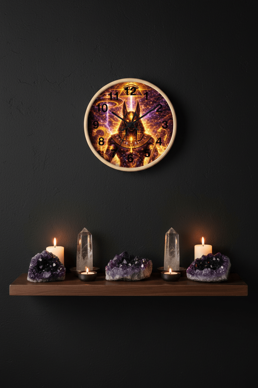 Anubis Wall Clock Lifestyle Shot