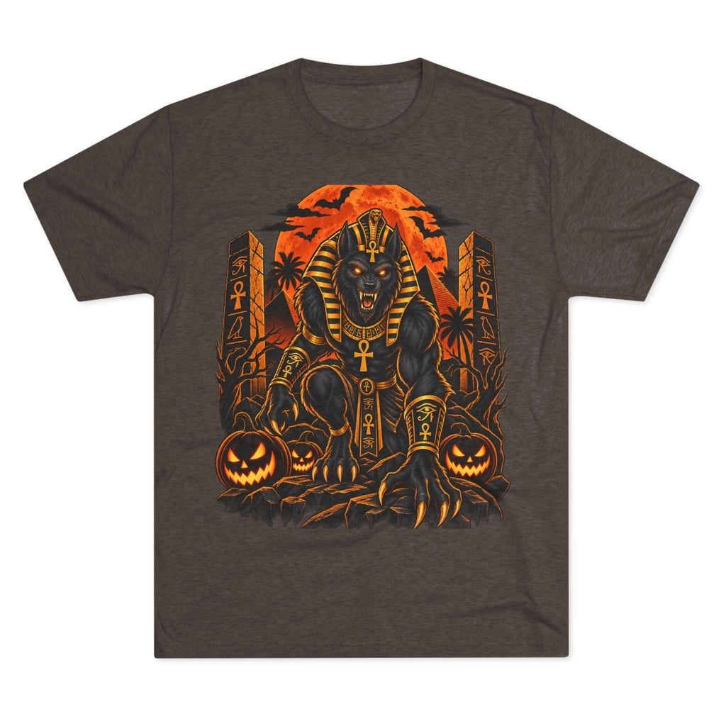Anubis Halloween Tee — Egyptian Werewolf Pharaoh Graphic