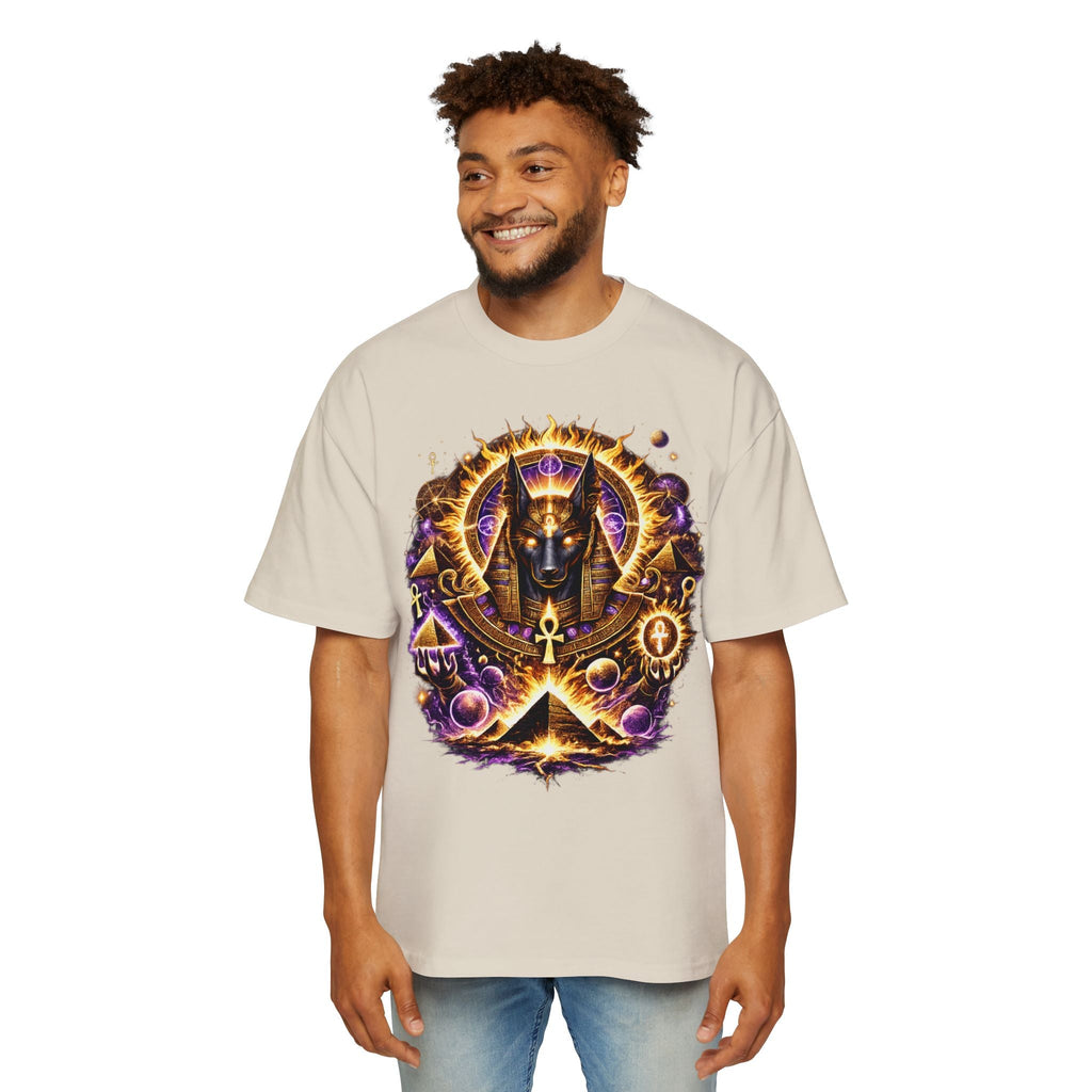 Anubis Oversized Tee — Guardian of the Gate