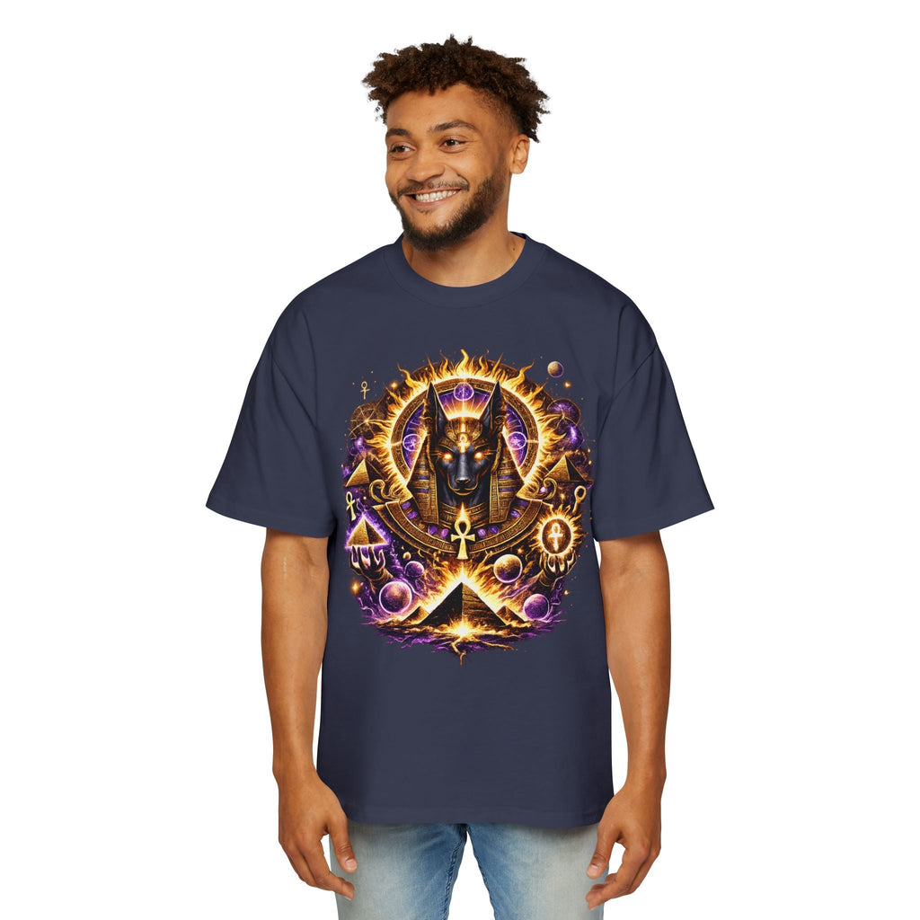 Anubis Oversized Tee — Guardian of the Gate