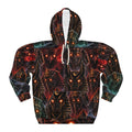 Anubis Pharaoh Glow Hoodie — Egyptian Gods All-Over Print