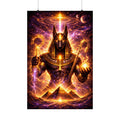 Anubis Rising — Sacred Guardian Poster | Matte Vertical Print