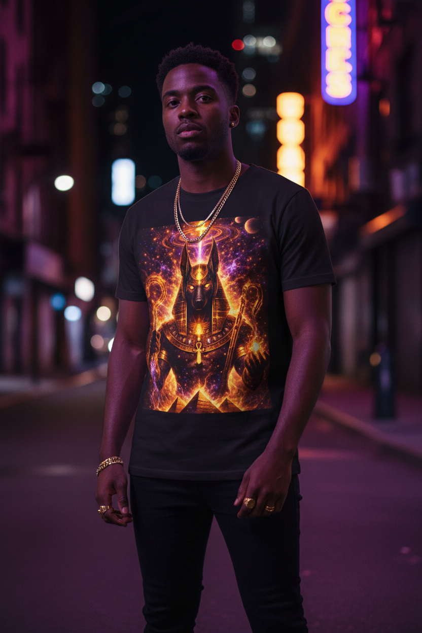 Anubis Tee — Night Neon City