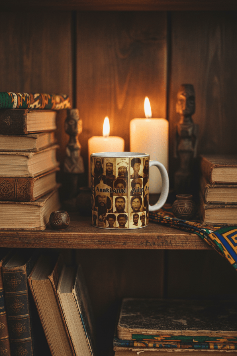 Anunaki Coffee Cup — Bookshelf
