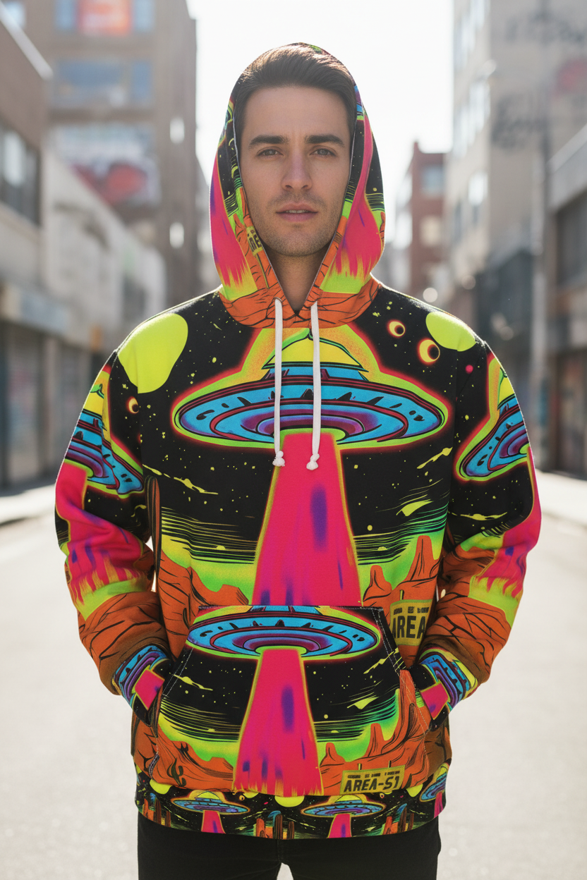 Close-up with hands in pocket