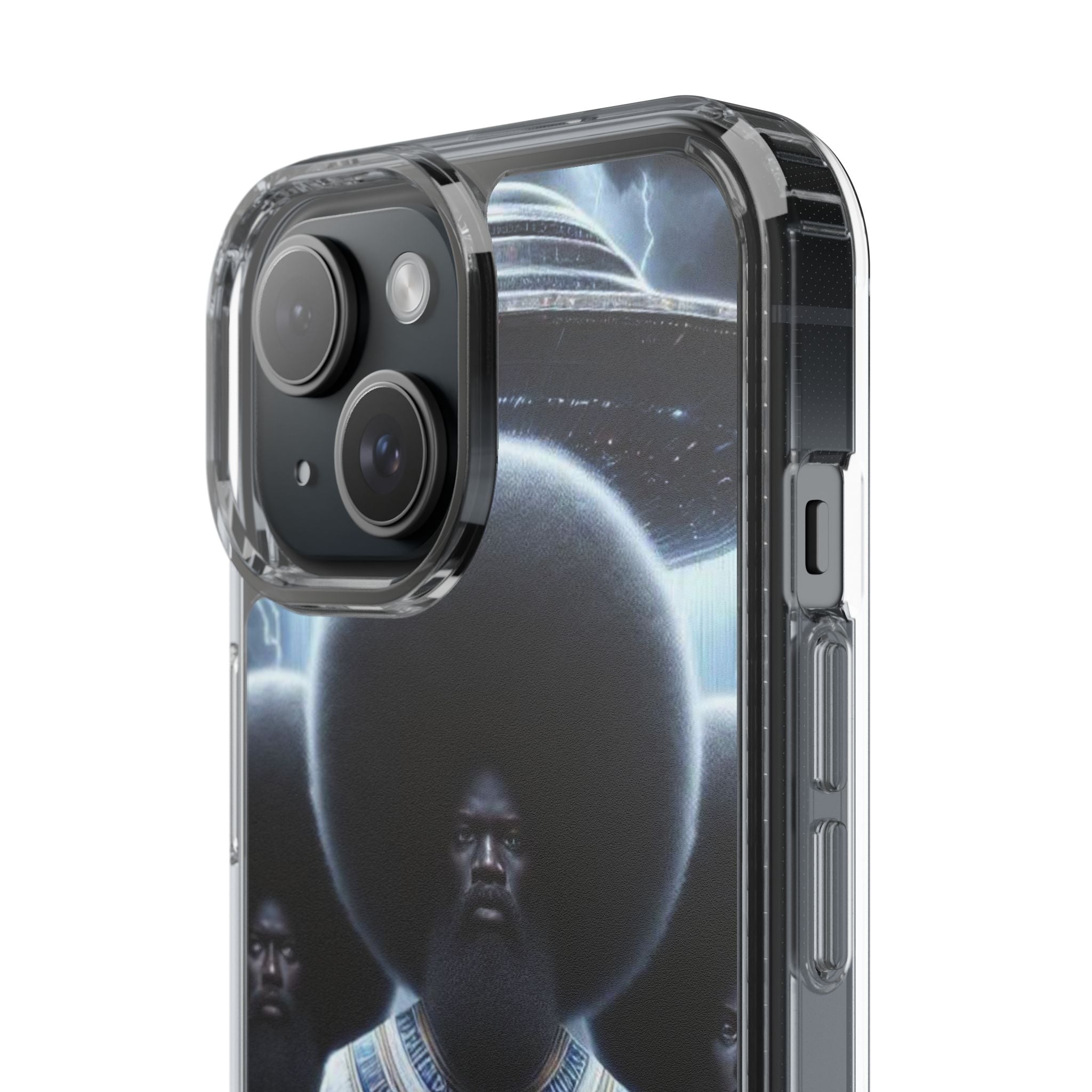 Artistic Clear Phone Cases, Unique Clear Case, Modern Phone Cover, Trendy Phone Case, Phone Accessories, Gift for Him/Her