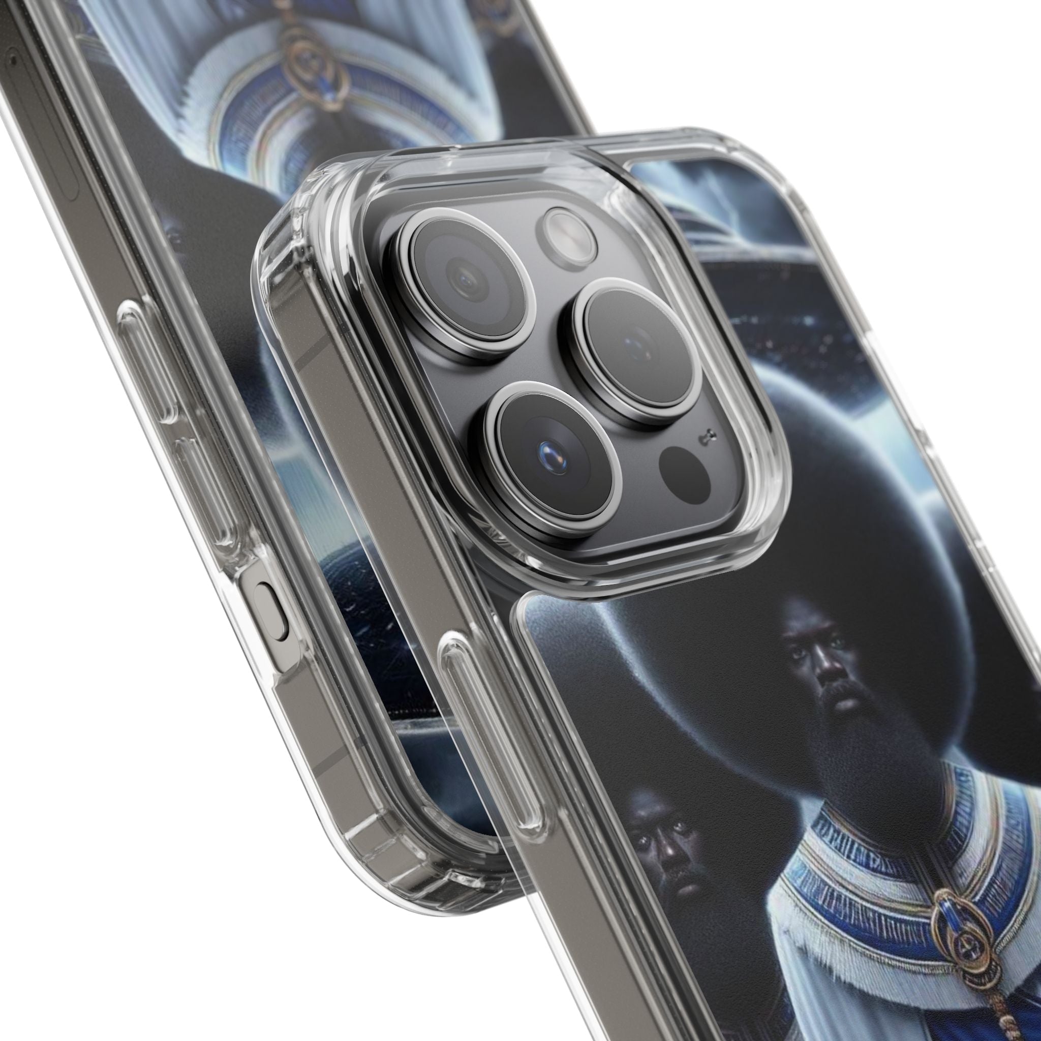 Artistic Clear Phone Cases, Unique Clear Case, Modern Phone Cover, Trendy Phone Case, Phone Accessories, Gift for Him/Her Printify