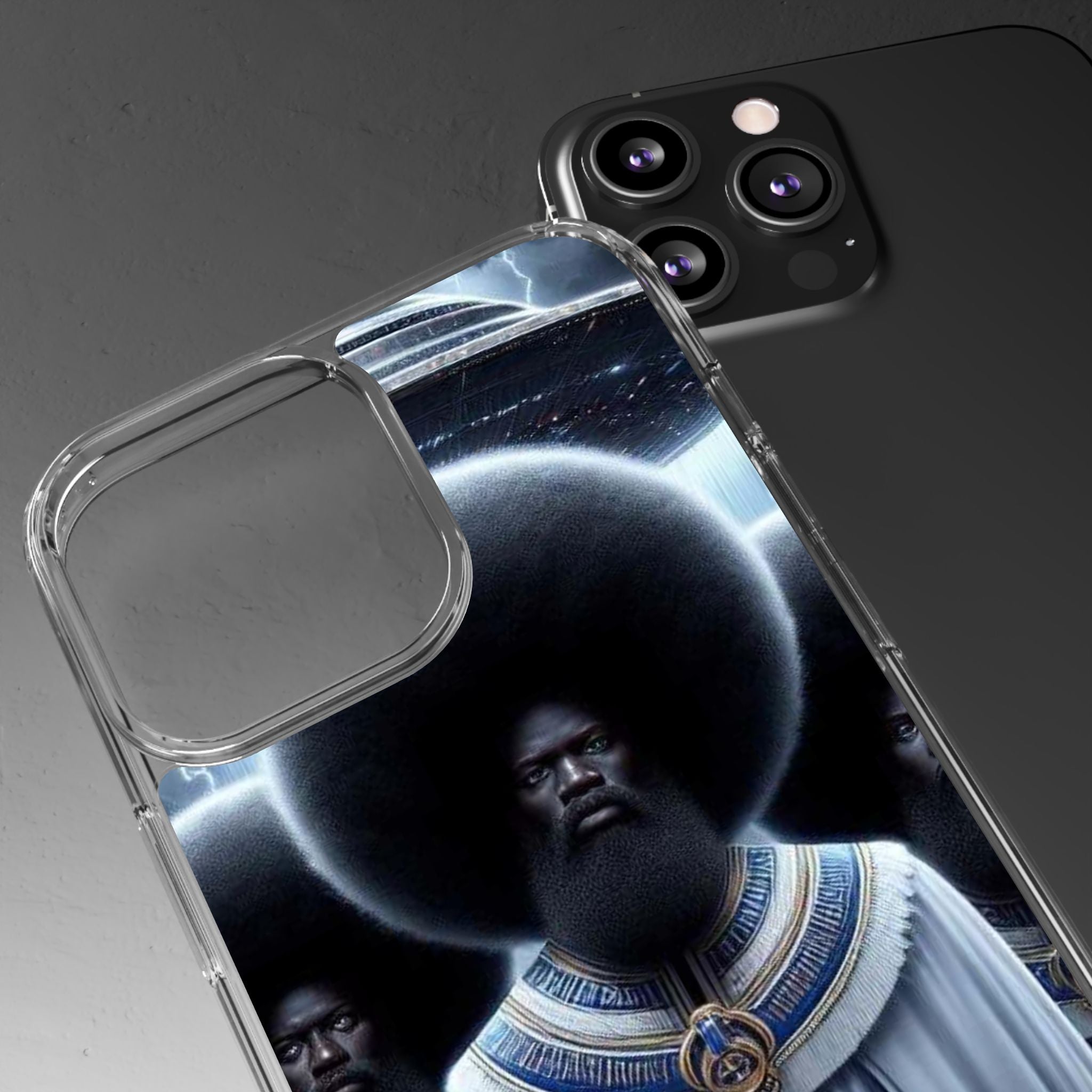 Artistic Clear Phone Cases, Unique Clear Case, Modern Phone Cover, Trendy Phone Case, Phone Accessories, Gift for Him/Her