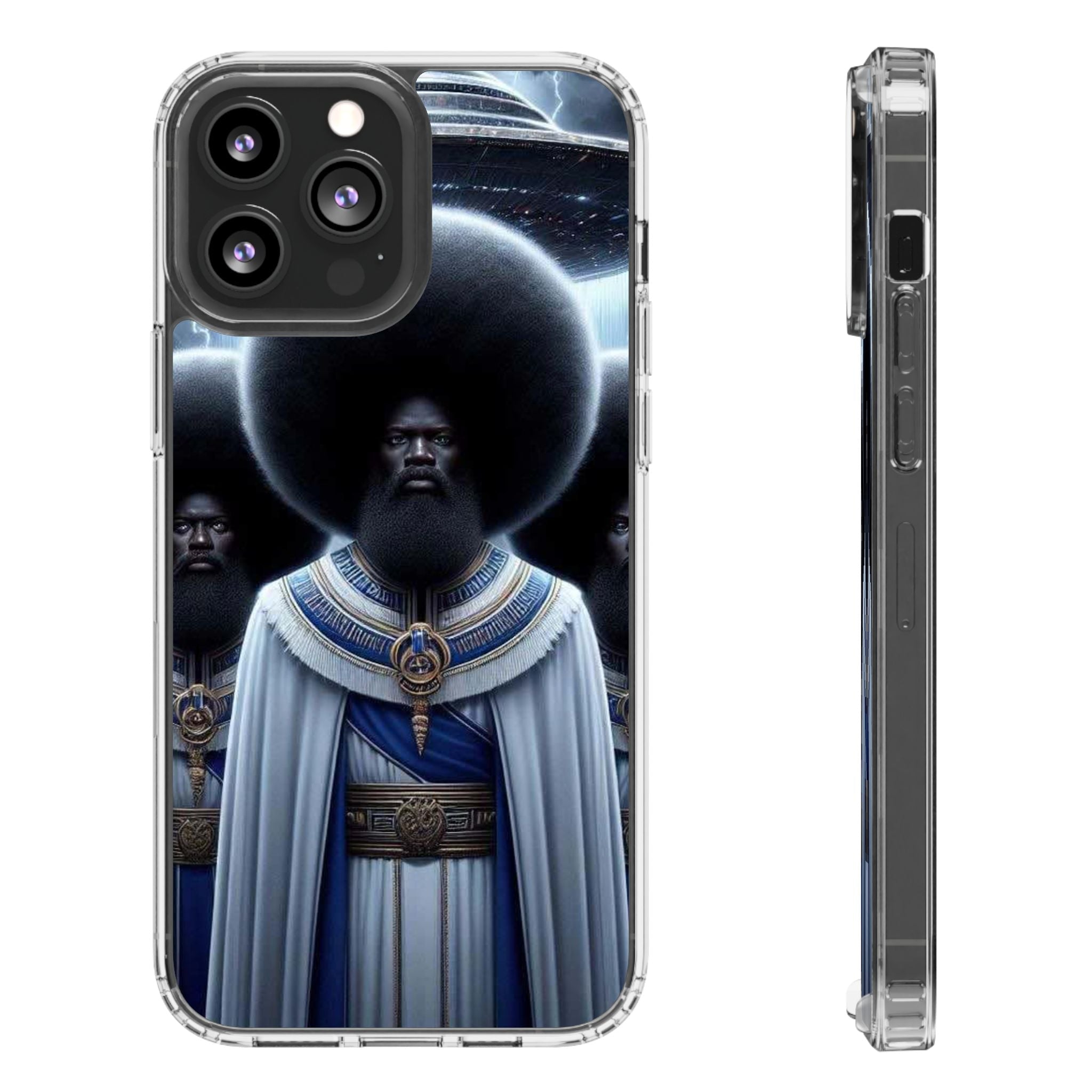 Artistic Clear Phone Cases, Unique Clear Case, Modern Phone Cover, Trendy Phone Case, Phone Accessories, Gift for Him/Her Printify