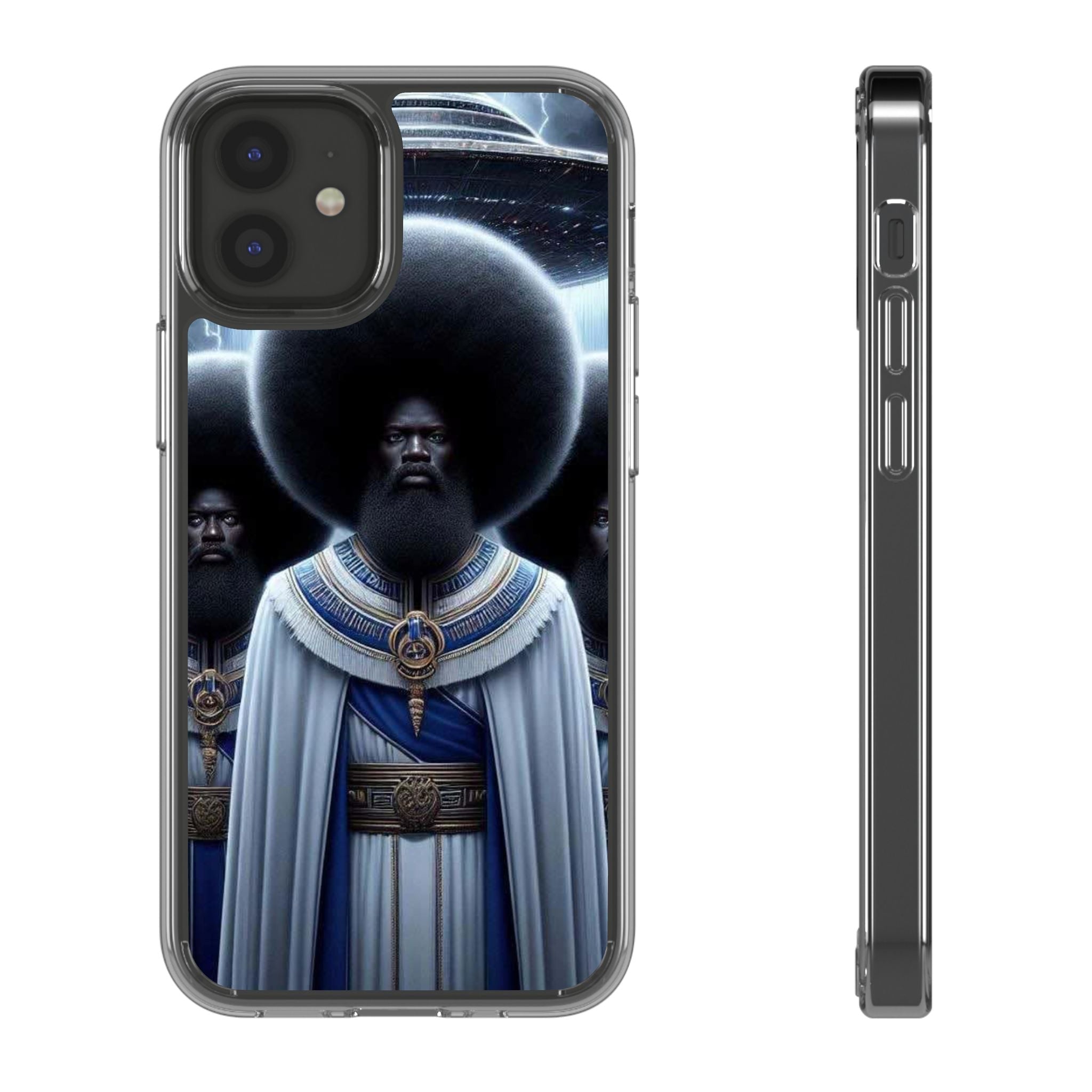 Artistic Clear Phone Cases, Unique Clear Case, Modern Phone Cover, Trendy Phone Case, Phone Accessories, Gift for Him/Her Printify