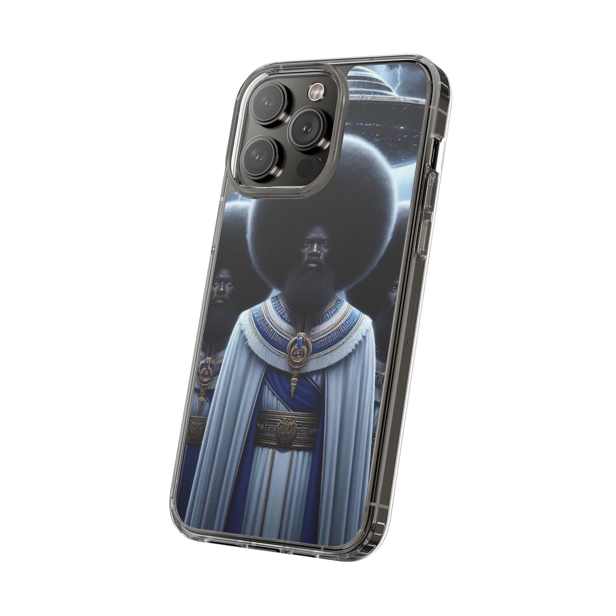Artistic Clear Phone Cases, Unique Clear Case, Modern Phone Cover, Trendy Phone Case, Phone Accessories, Gift for Him/Her Printify