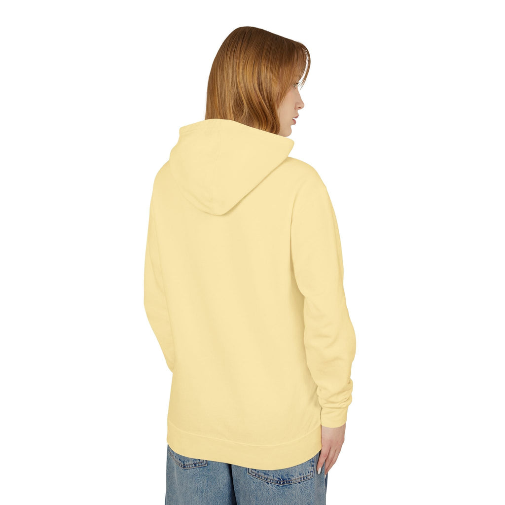 Artistic Unisex Lightweight Hooded Sweatshirt, Unique Graphic Hoodie, Anu The Heavenly One Design, Comfort Wear, Streetwear Style Printify