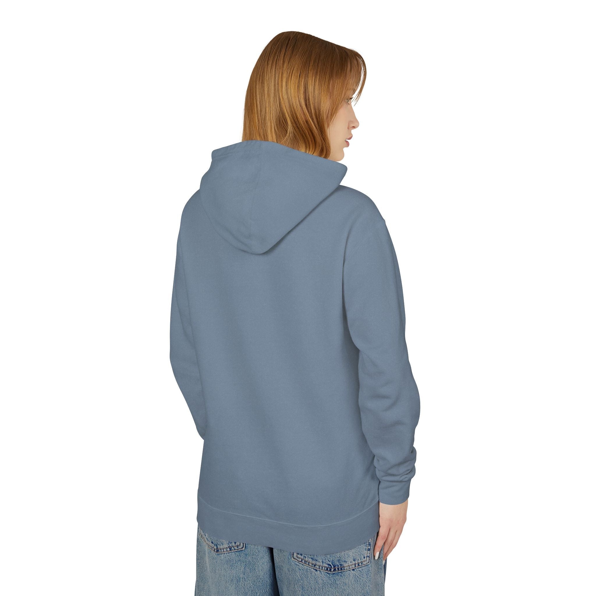 Artistic Unisex Lightweight Hooded Sweatshirt, Unique Graphic Hoodie, Anu The Heavenly One Design, Comfort Wear, Streetwear Style Printify