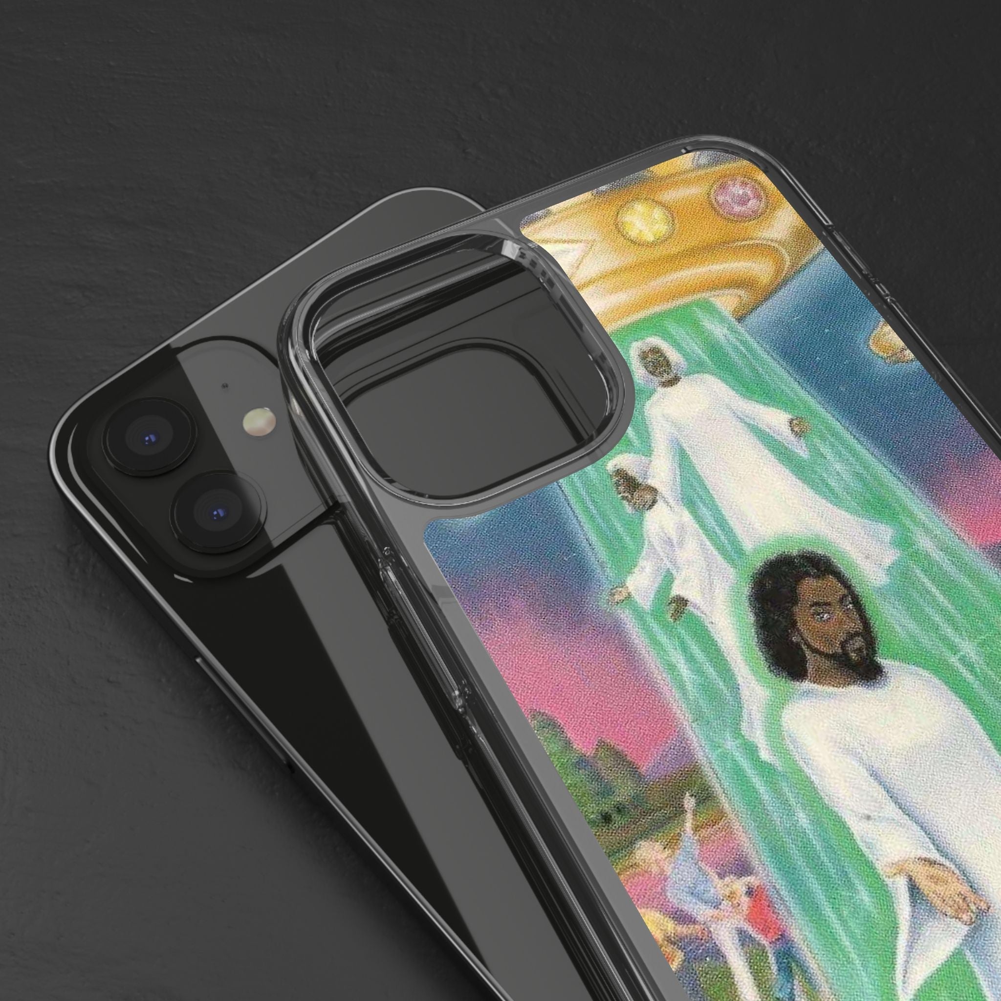 Cosmic Art Phone Case - Vibrant Spiritual Design, Bohemian Phone Cover, Unique Gift for Him/Her, Festival Accessory, Home Decor Printify