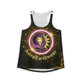 Astral Earthwear Women's Tank Top — Cosmic Sun & Moon Goddess Graphic Printify