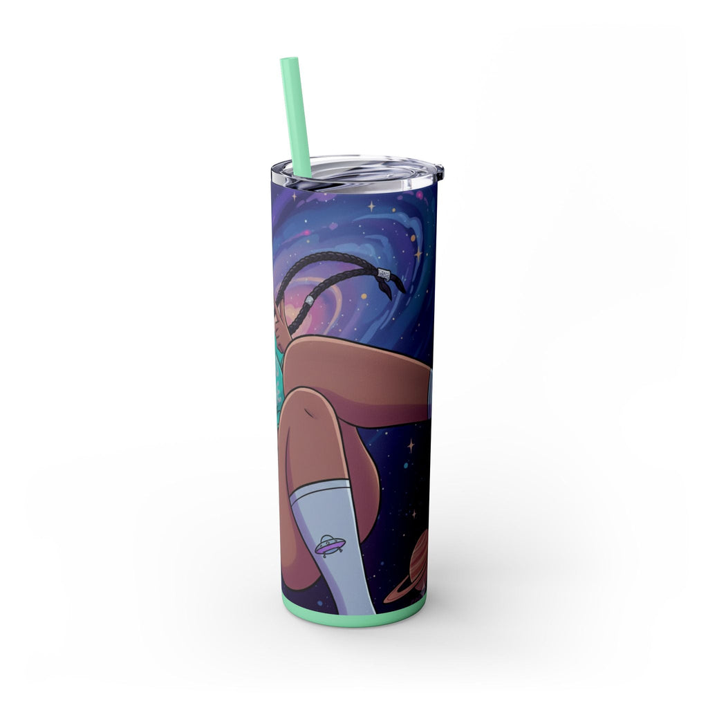 Astro Babe Skinny Tumbler — 20oz Cosmic Straw Cup