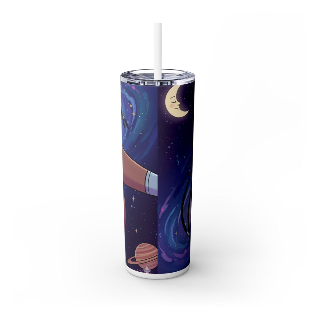 Astro Babe Skinny Tumbler — 20oz Cosmic Straw Cup