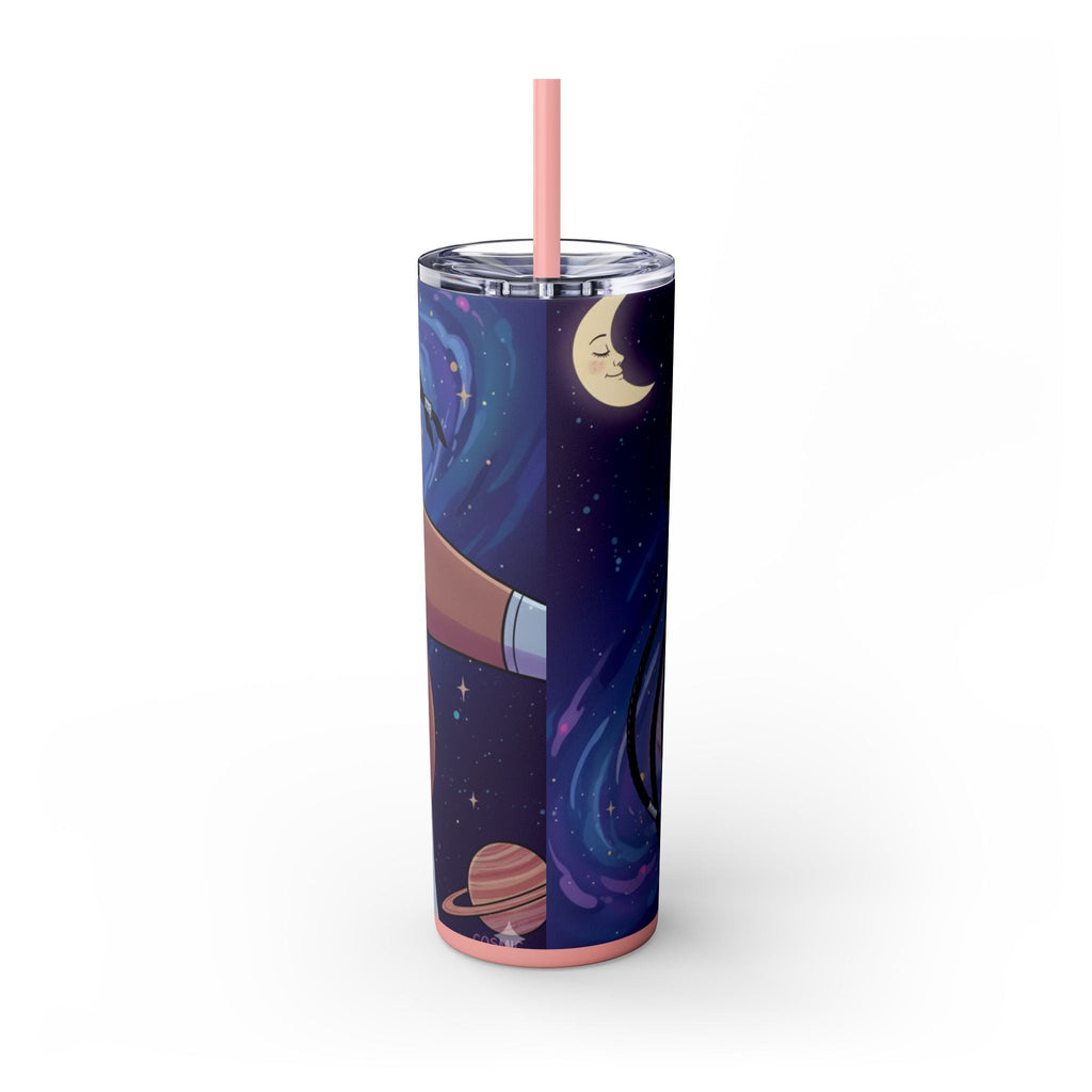 Astro Babe Skinny Tumbler — 20oz Cosmic Straw Cup