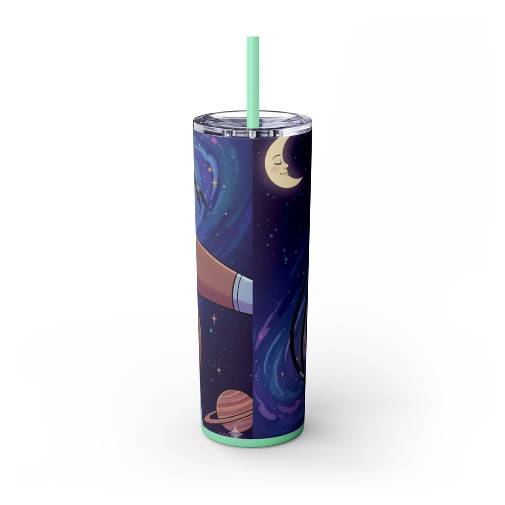 Astro Babe Skinny Tumbler — 20oz Cosmic Straw Cup