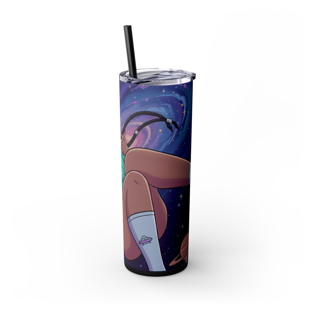 Astro Babe Skinny Tumbler — 20oz Cosmic Straw Cup