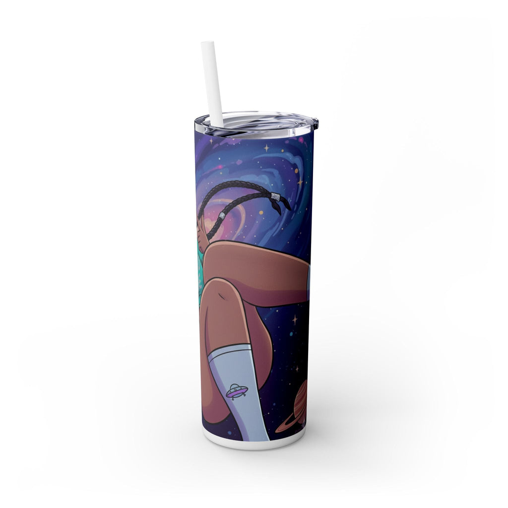 Astro Babe Skinny Tumbler — 20oz Cosmic Straw Cup