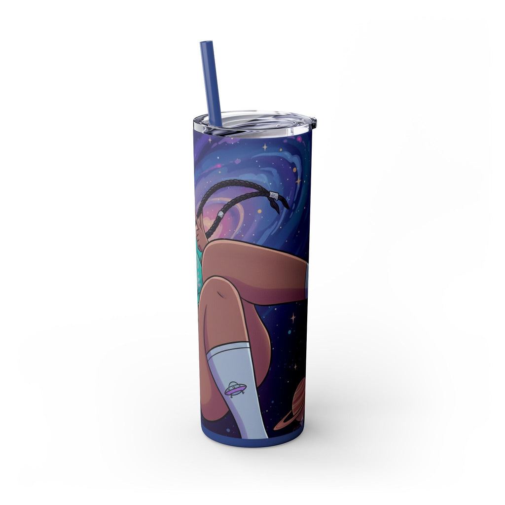 Astro Babe Skinny Tumbler — 20oz Cosmic Straw Cup
