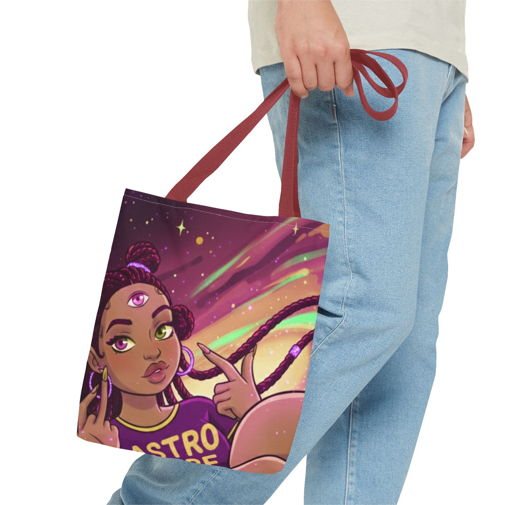 Astro Babe Three Eyes Tote Bag — Cosmic Eye Print