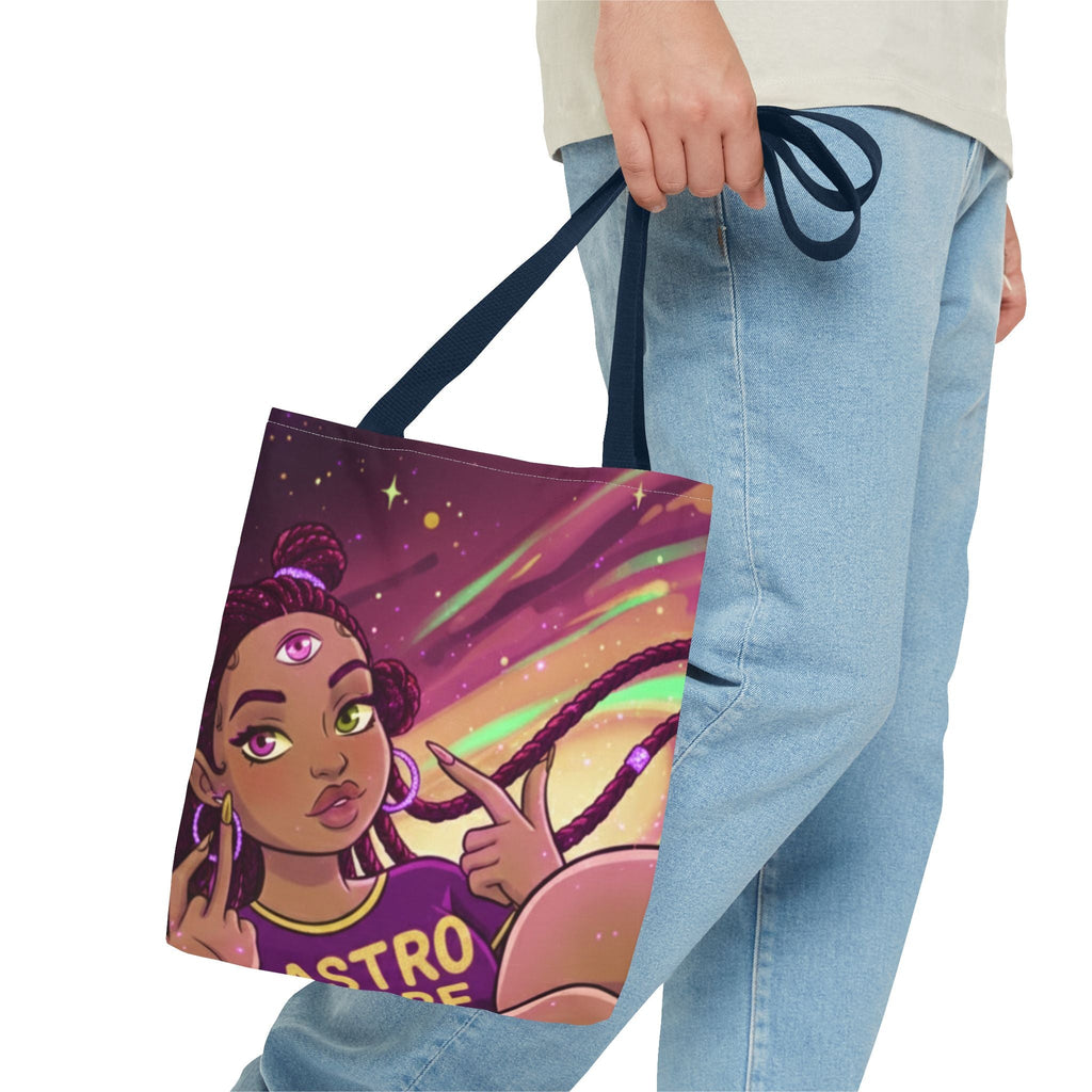 Astro Babe Three Eyes Tote Bag — Cosmic Eye Print