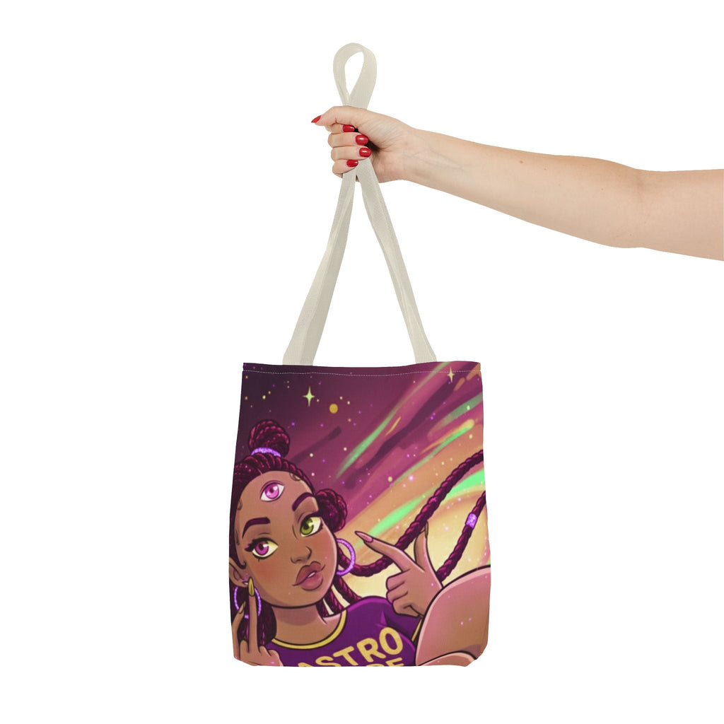 Astro Babe Three Eyes Tote Bag — Cosmic Eye Print