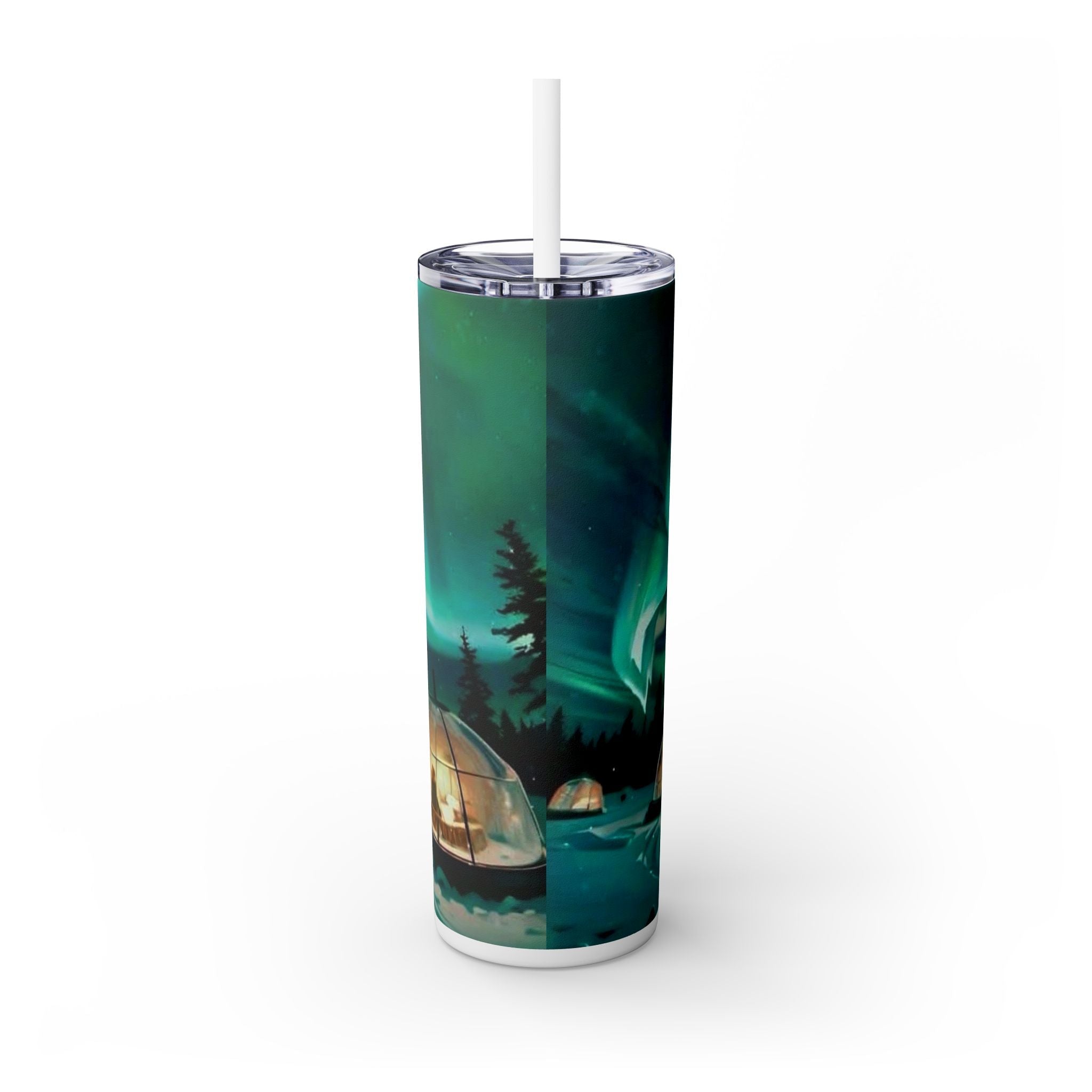 Skinny Tumbler with Straw, 20oz Printify