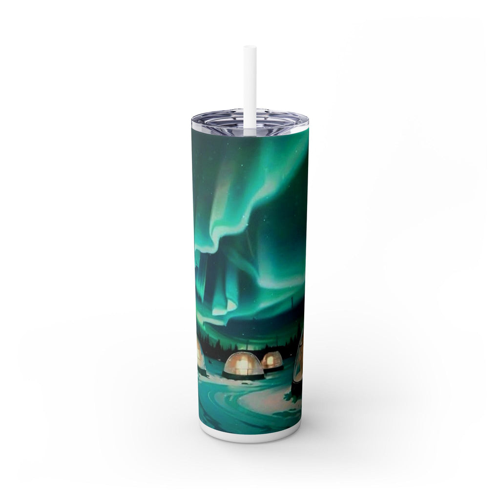 Skinny Tumbler with Straw, 20oz Printify